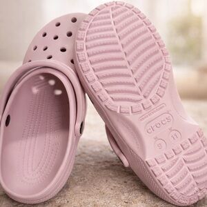 CROCS Kids Classic Clog in Dusty Pink